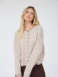 Tennile Stripe Button Down Sweater