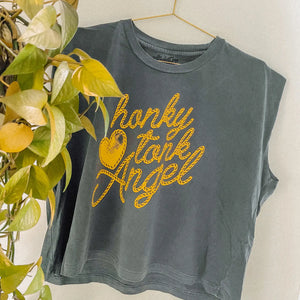 Honky Tonk Angel Muscle Tank