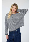 Tennile Stripe Button Down Sweater