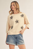 Ken Leopard Star Patched Top