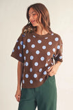 Jodi Polka Dot Knit Top