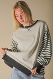 Hannah Striped Sweatshirt