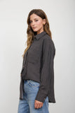 Maci Pinstripe Button Down Shirt
