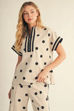 Cate Polka Dot Pants Set