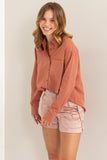 Mindy's Secret Top - Terracotta