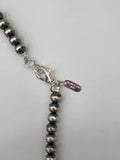 6mm 20” Silver Plated Copper Pearl Necklace