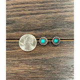 5mm Round Turquoise Stud Earrings