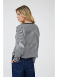 Tennile Stripe Button Down Sweater