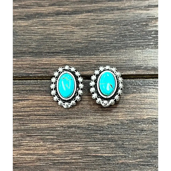 Turquoise Stud Earrings