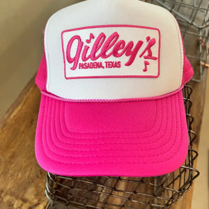 Gilley's Trucker Cap Pink