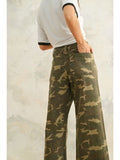 Camouflage Print Stretch Pants