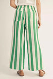 Brodi Wide Leg Striped Pants