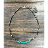 Handmade 15" 4mm Rondelle Gemstone Necklace