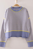 Bailey Trim Stripe Knit Sweater