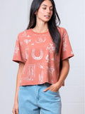 Bella Western Printed Short Sleeve T-shirt