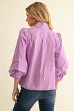 Kadence Stripe Tie Top