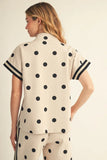 Cate Polka Dot Pants Set