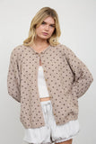 Cherry Polka Dot Cardigan