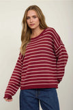 Kimbren Stripe Crew Neck Sweater