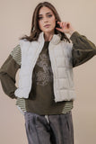 Kenna Solid Color Puffer Vest