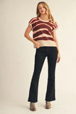 Ellie Zebra Sweater Top