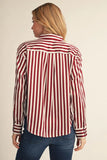 Kristi Button Down Satin Top
