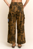 Faye Western Patched Washed Cargo Pants