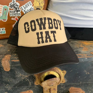 Cowboy Hat Trucker Hat