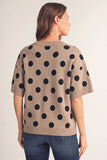 Jodi Polka Dot Knit Top