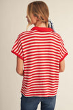 Josslynn Stripe Textured top