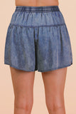 Josie Button Down Flare Shorts
