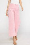 Entro HW Wide Leg Pants-Pink