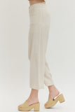 Mia Cream Linen Pants