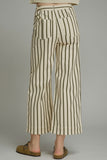Carla Black Striped Pants