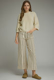 Carla Black Striped Pants