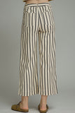 Carla Black Striped Pants