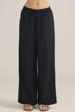 Solid Drawstring Pants