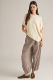 Maisie Gingham Barrel Pants