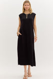 Kayla Midi Jersey Knit Dress