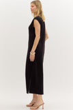 Kayla Midi Jersey Knit Dress