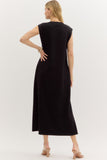 Kayla Midi Jersey Knit Dress
