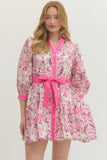 Caitlyn Paisley Print Dress