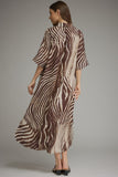 Zaela Zebra Print Dress