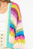 Zoe Aqua Knitted Sweater