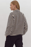 Shiloh Stripe Henley Pullover