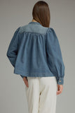Ava Puff Sleeve Denim Jacket