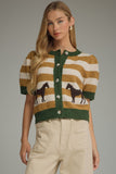 Grace Stripe Horse Detail Sweater