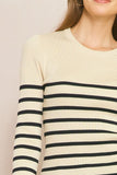 Tianna Striped Knit Top