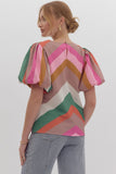 Mason Color Block Top