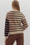 Carolina Split Stripe Pullover